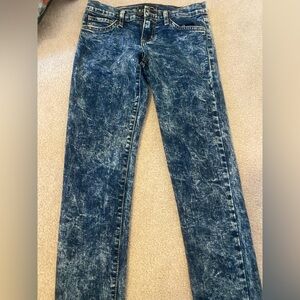 Flying Monkey Blue Acid Wash Jeans